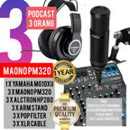 PAKET PODCAST 3 ORANG DENGAN MIC LGT240