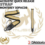 D'Addario Acoustic Quick Release Strap - Strap Gitar