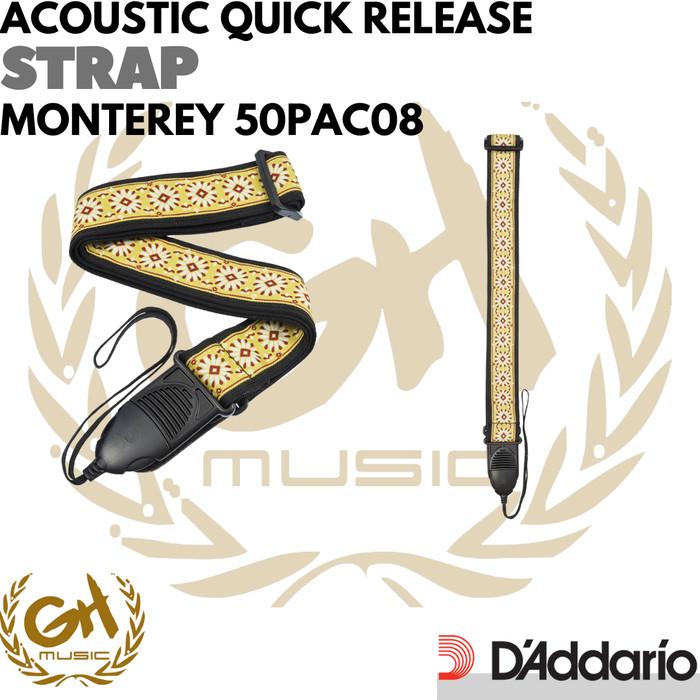 D'Addario Acoustic Quick Release Strap - Strap Gitar