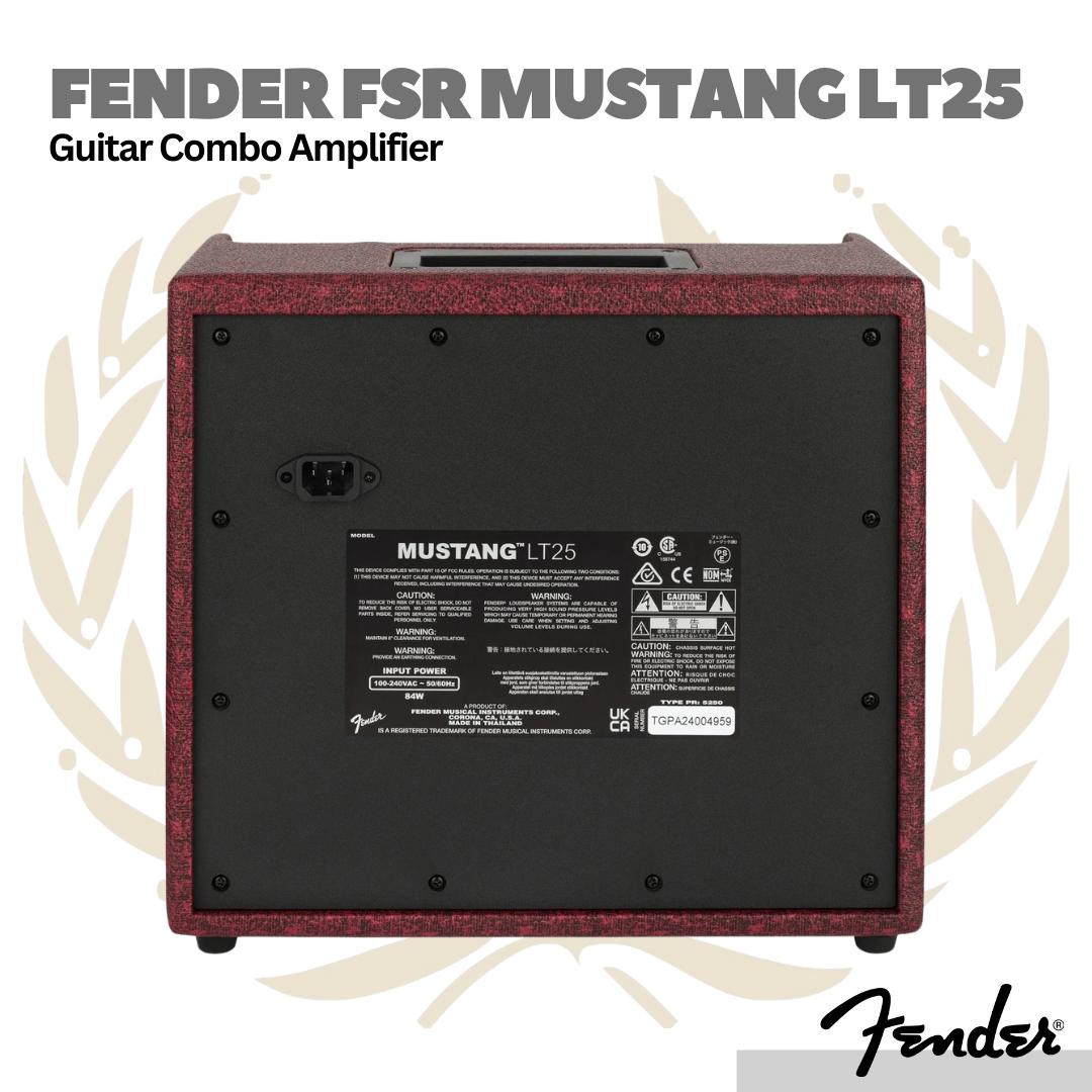 Fender Mustang LT25 Guitar Combo Amplifier - Ampli Gitar Elektrik