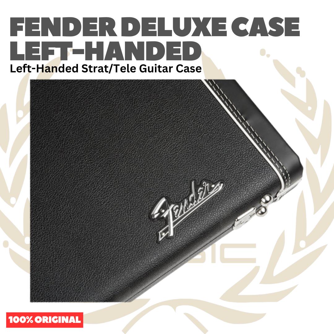 Fender Deluxe Left-Handed Strat/Tele Guitar Case - Hardcase Gitar Listrik Elektrik