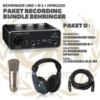 PAKET RECORDING BUNDLE BEHRINGER - PAKET REKAMAN ALL BEHRINGER