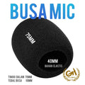 BUSA MIC WIND SHIELD FOAM CONDENSER MICROPHONE