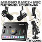 PAKET MAONO AMC2 NEO + Microphone | Gaming Live Streaming Soundcard