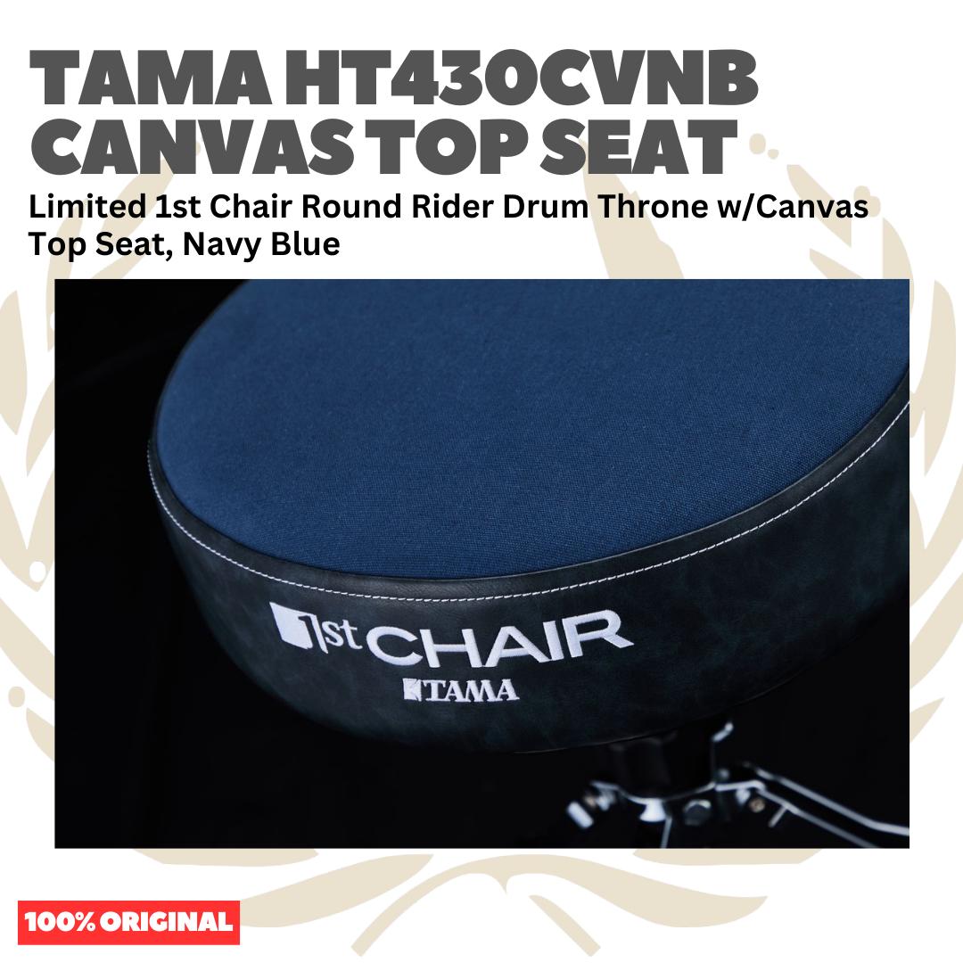 TAMA HT430CV Limited 1st Chair Round Rider Drum Throne w/Canvas Top Seat - Kursi Drum Bangku Drum