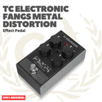 TC Electronic Fangs Metal Distortion Ultra-Thick, High Gain Distortion with Super Tight Response Effect Pedal - Efek Pedal Gitar