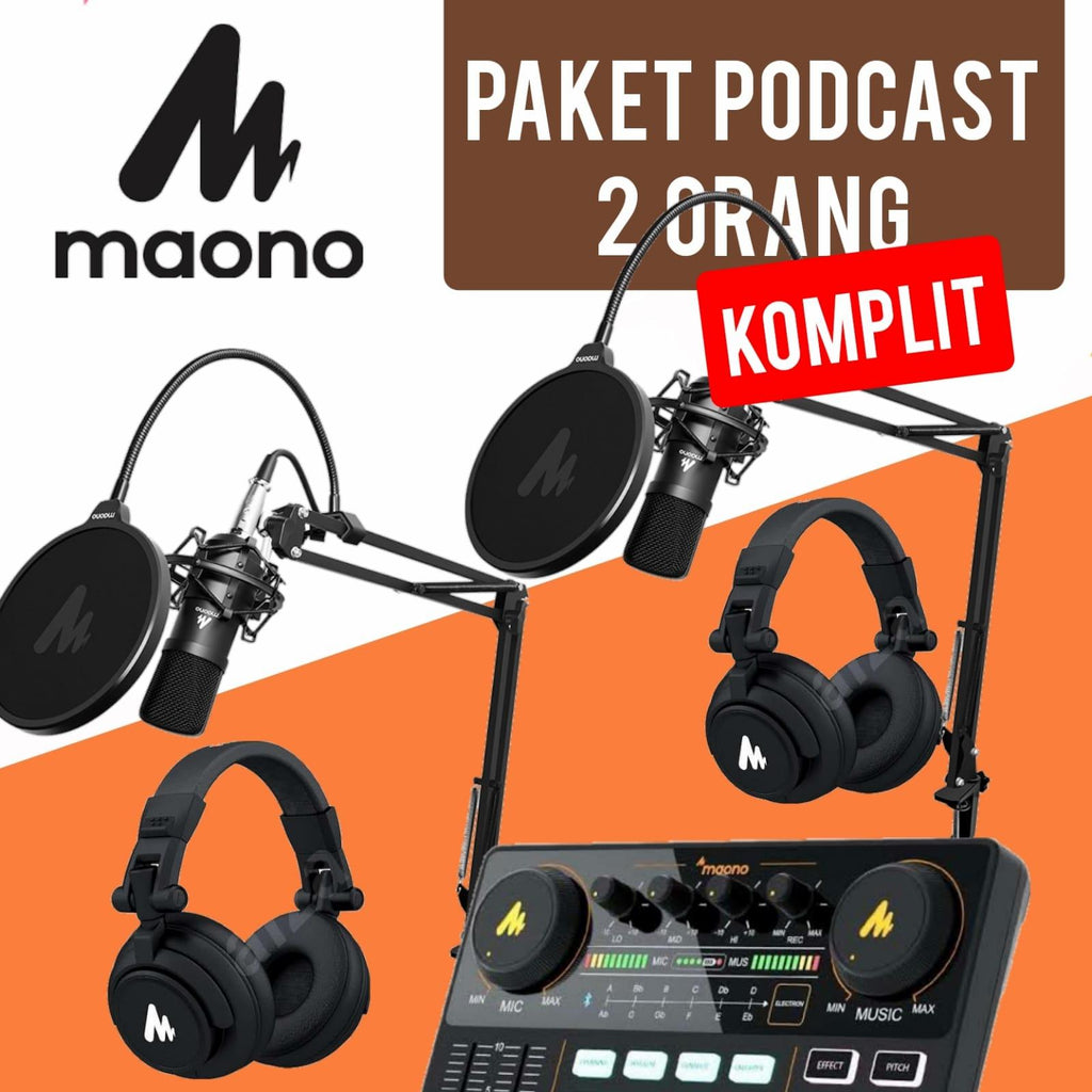 PAKET PODCAST 2 ORANG MAONO AM200 PLUS A03T DAN MH601