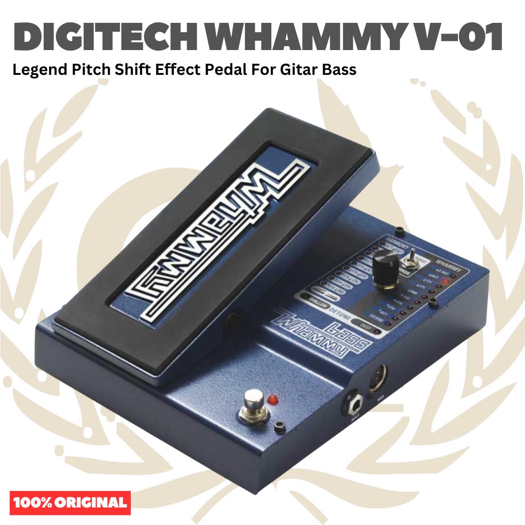 DIGITECH WHAMMY V-01 Legend Pitch Shift Effects Pedal For Bass Guitar - Efek Pedal Gitar Bass Original Asli
