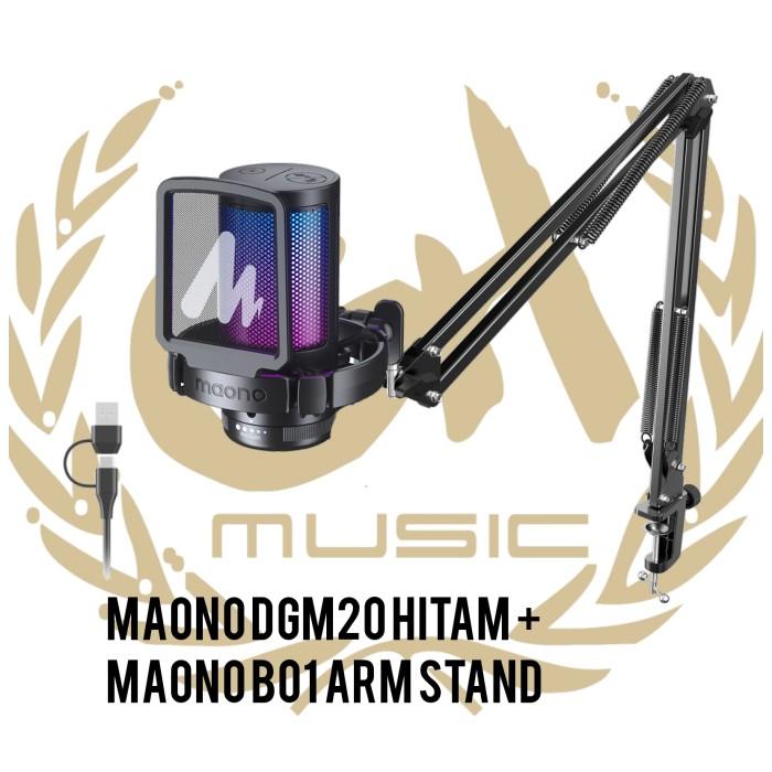 MAONO DGM20 Condenser USB Gaming RGB Microphone + Noise Reduction DM20