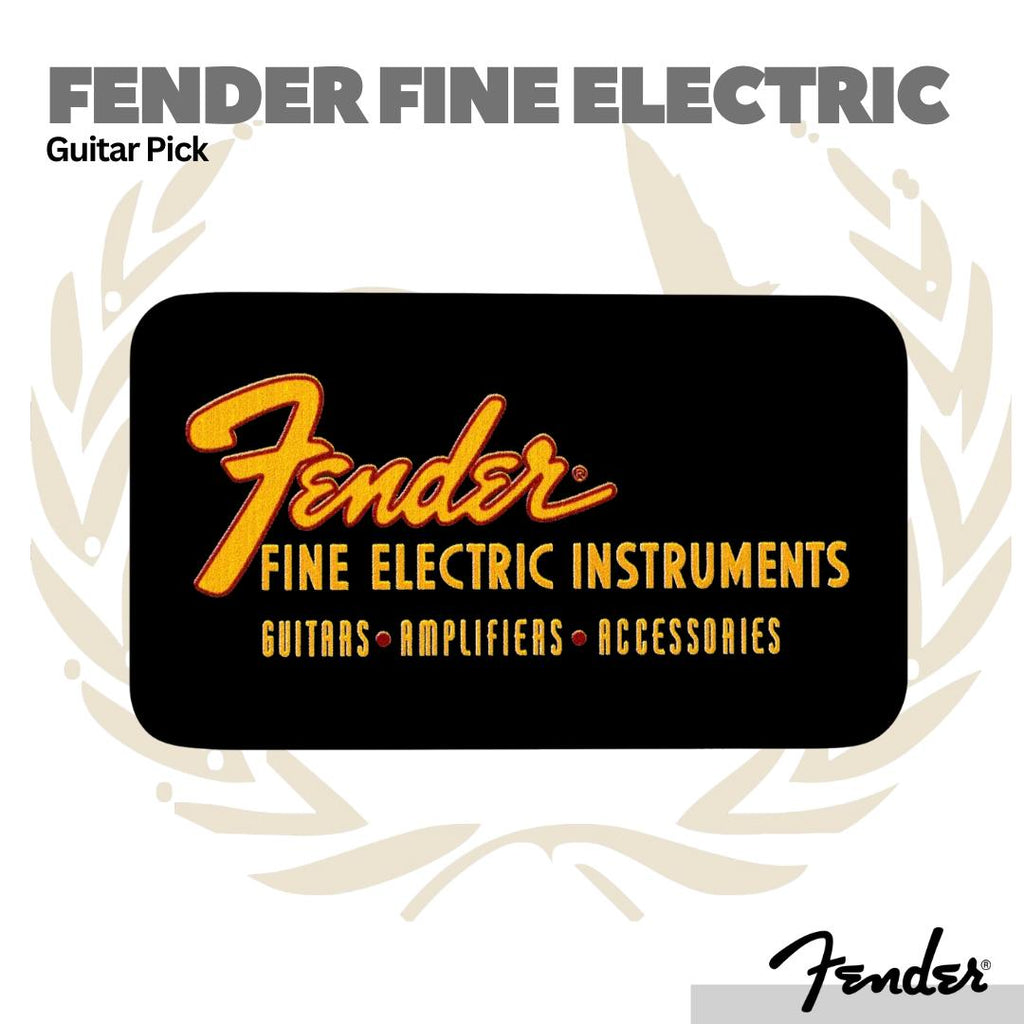 Fender Fine Electric Guitar Pick Tin, Assorted Gauge, 12-Pack - Pick Gitar Bass