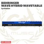 Behringer Wave Legendary 8-Voice Multi-Timbral Hybrid Synthesizer with Wavetable Generators and Analog VCF and VCA, LFO, 3 Envelopes, Arpeggiator and Sequencer - Keyboard Synth