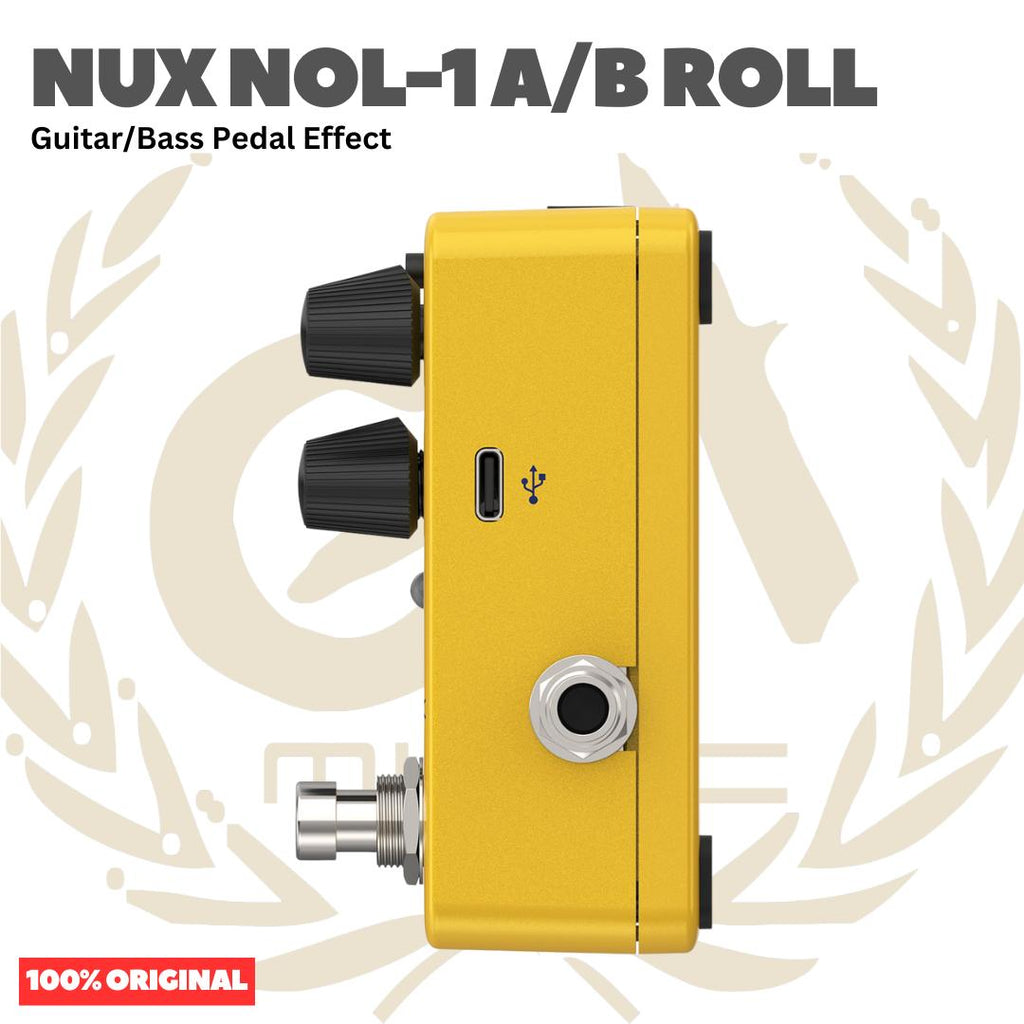 NUX NOL-1 A/B Roll Octave & Loop Guitar Bass Pedal Effect - Efek Pedal Gitar Bass Original Asli