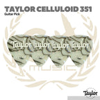 Taylor Celluloid 351 Picks, Abalone 12-Pack - Pick Gitar Bass