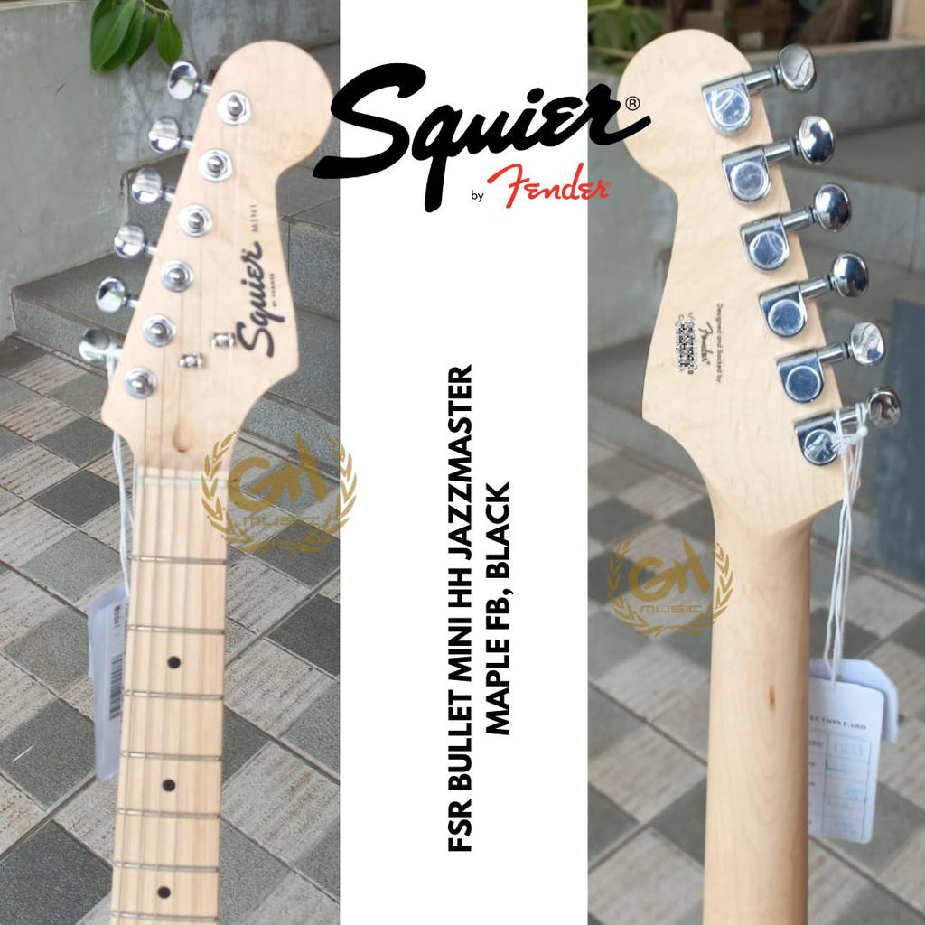Squier FSR Bullet Mini HH Jazzmaster Electric Guitar, Maple FB