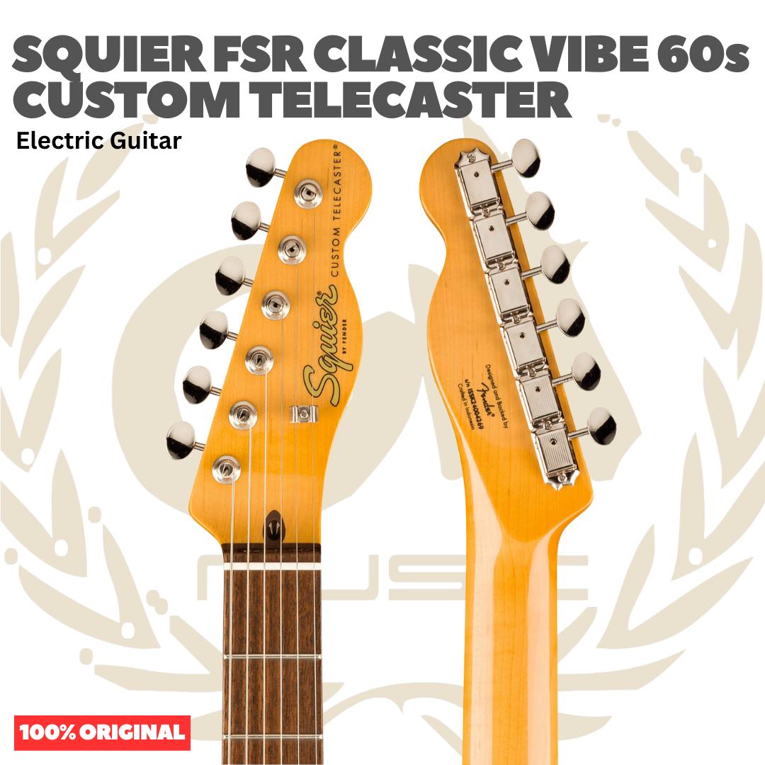 Squier FSR Classic Vibe 60s Custom Telecaster Electric Guitar - Gitar Listrik Elektrik Original Asli