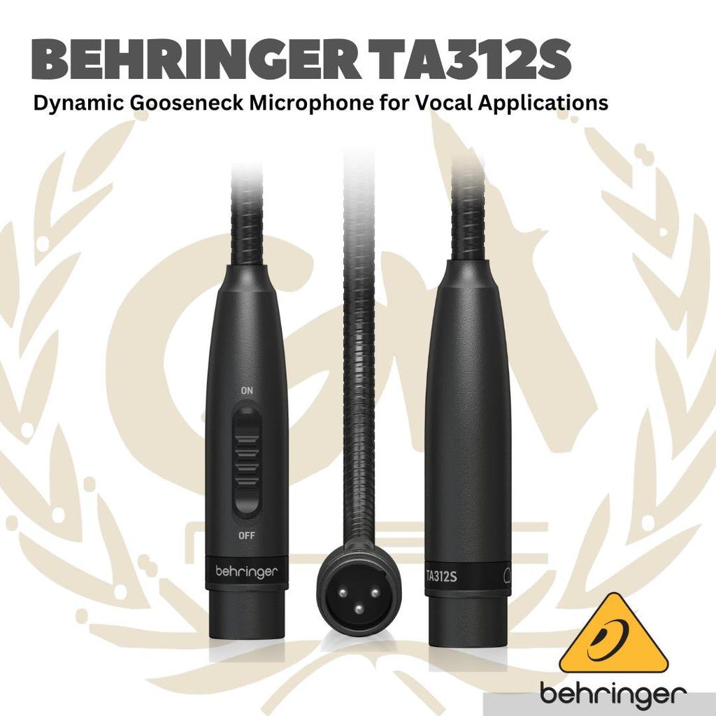 Behringer TA312S Dynamic Gooseneck Microphone for Vocal Applications