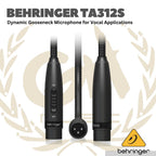 Behringer TA312S Dynamic Gooseneck Microphone for Vocal Applications