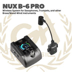 NUX B-6 PRO Wireless System for Saxophones, Trumpets, and other Brass/Wood-Wind Instruments - Mic Wireless NUX B6 PRO untuk Alat Musik Tiup
