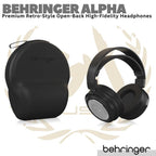 BEHRINGER ALPHA Premium Retro Style Open Back Studio Headphones