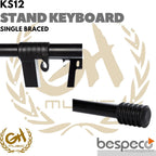 BESPECO KS12 SINGLE BRACED KEYBOARD STAND