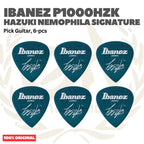 Ibanez P1000HZK HAZUKI Nemophila Signature Guitar Picks, 6-Pack - Pik Gitar isi 6