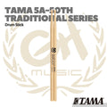 TAMA 5A-50TH Traditional Series 50th Anniversary Logo Oak Stick - Drum Stik