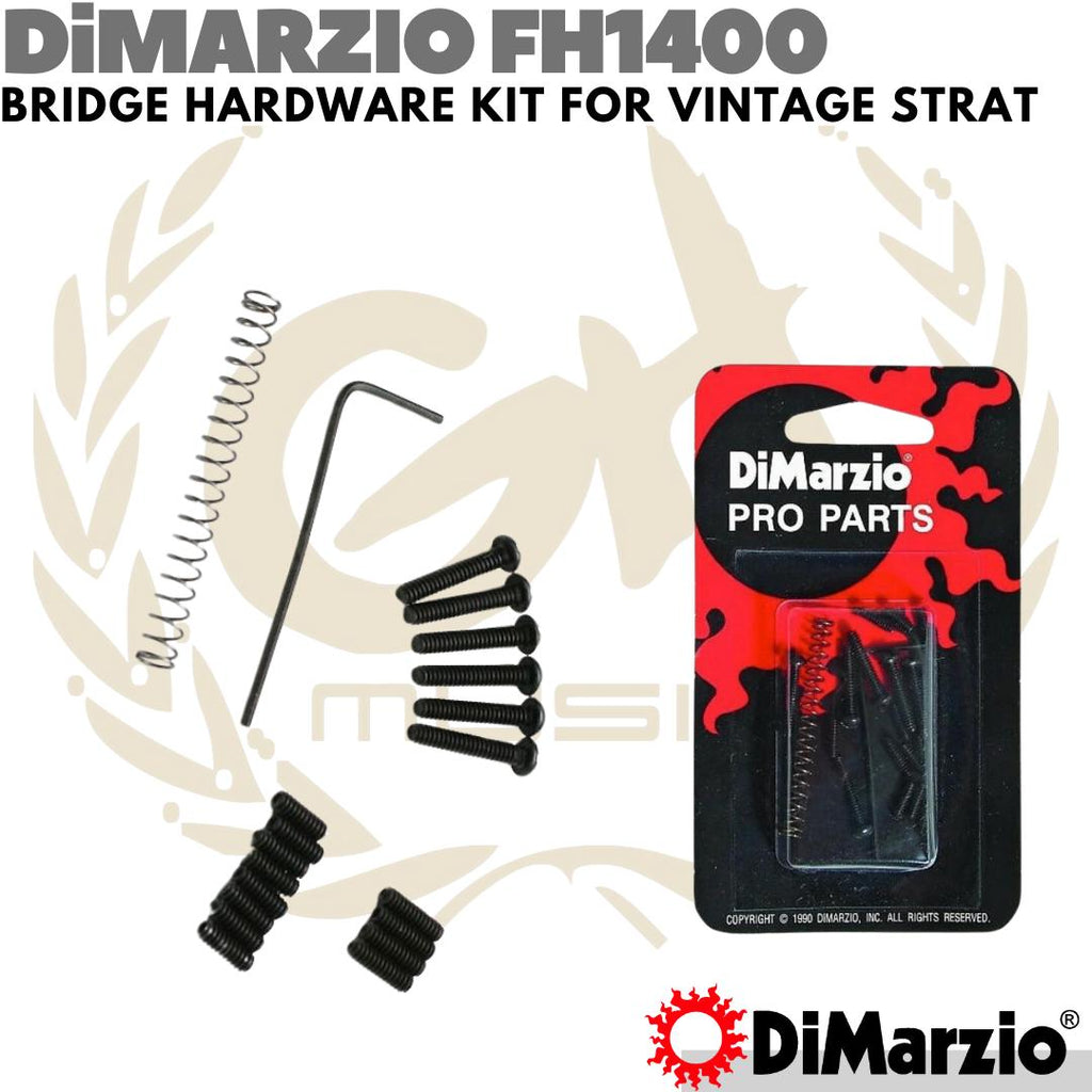 DiMARZIO FH1400 Bridge Hardware Kit for Vintage Strat