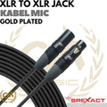 SREXACT XLR to XLR Microphone Cable - Kabel Mic 3 Pin Gold Plated