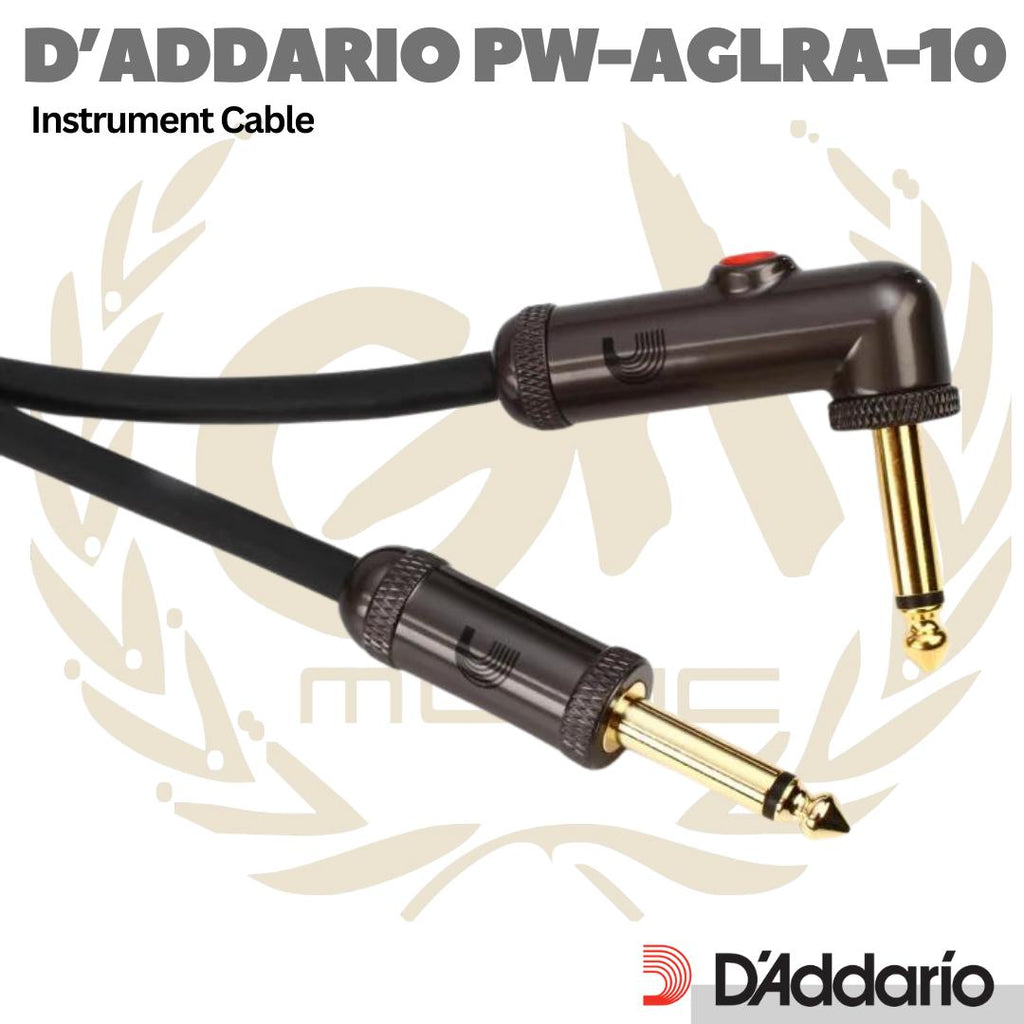 D'addario PW-AGL Circuit Breaker Instrument Cable - Kabel Instrumen