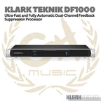 Klark Teknik DF1000 Ultra-Fast And Fully Automatic Dual-Channel Feedback Suppression Processor