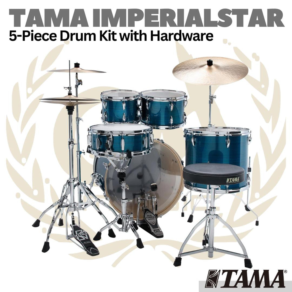 TAMA  IMPERIALSTAR Acoustic Drum Kit 5 Piece | Imperial Star IP52H6W