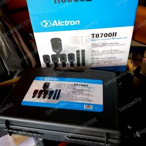 ALCTRON T8700 II MK2 Drum Set Microphone Kit, 7-pcs Mic