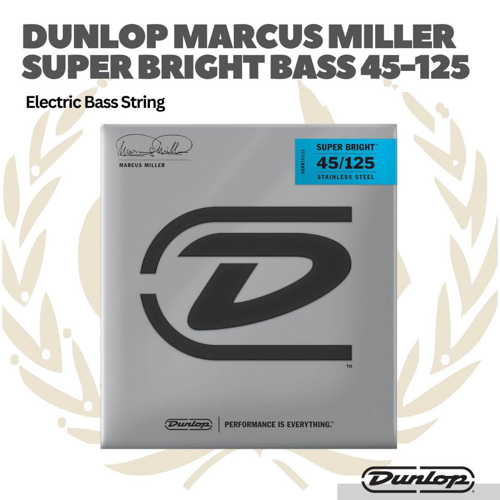Dunlop MARCUS MILLER DBMMS45125 SUPER BRIGHTBASS STRINGS 5-STRING 45-125