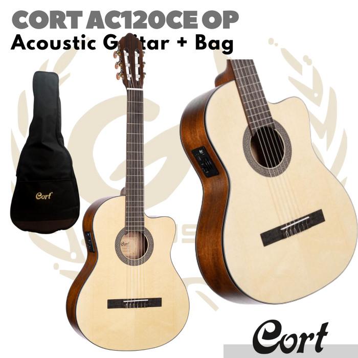 CORT AC120CE Acoustic Electric Nylon Guitar | Gitar Akustik Elektrik
