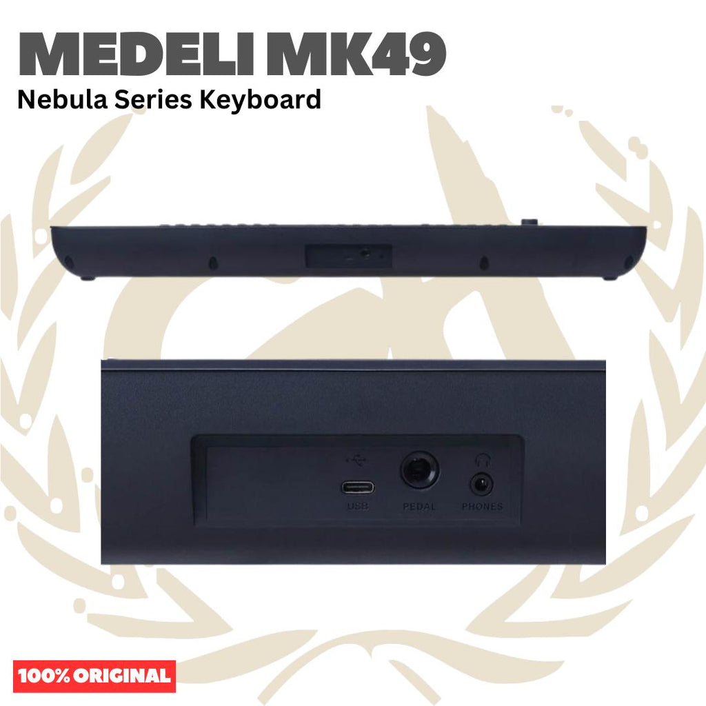 MEDELI MK49 49-Keys Nebula Series Keyboard Portable - MK-49 Keyboard Original Asli