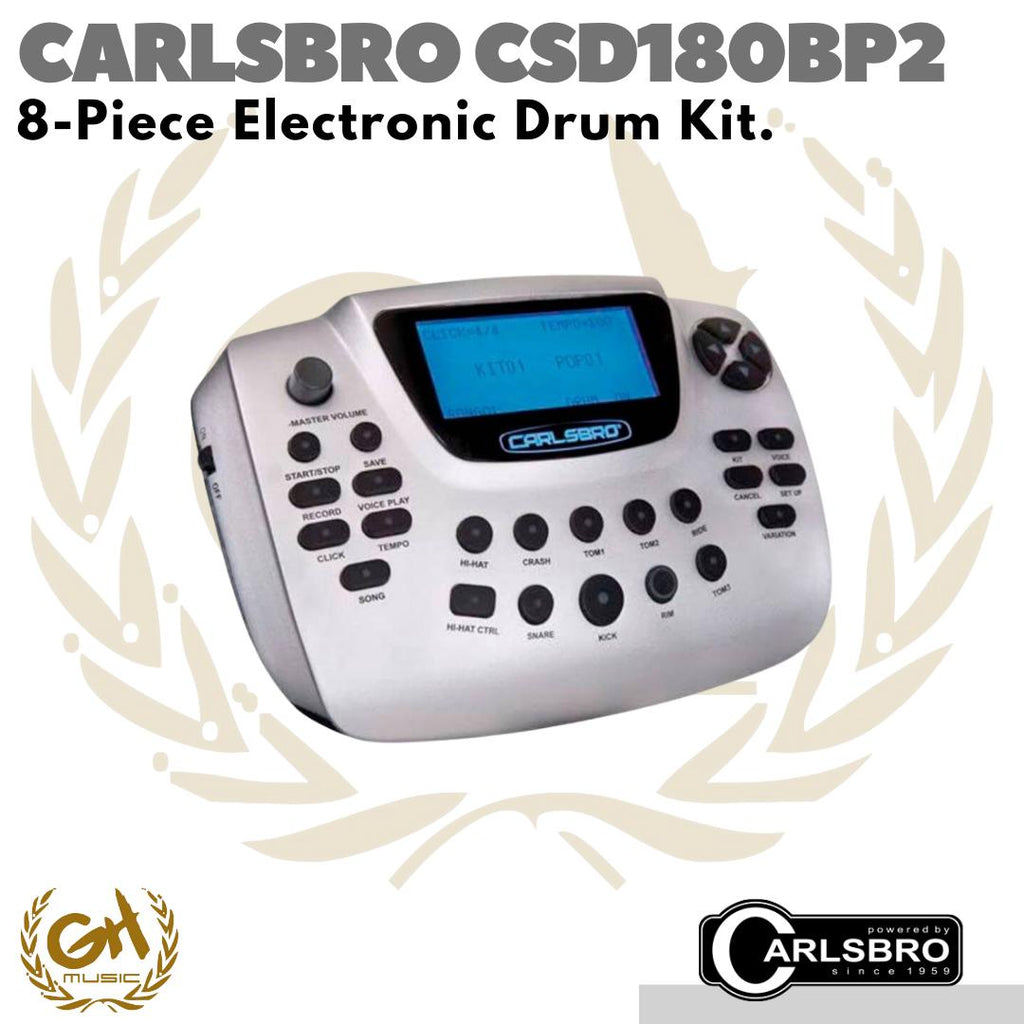 CARLSBRO CSD180BP2 ELECTRIC DRUM | DRUM ELEKTRIK + KURSI + HEADPHONE