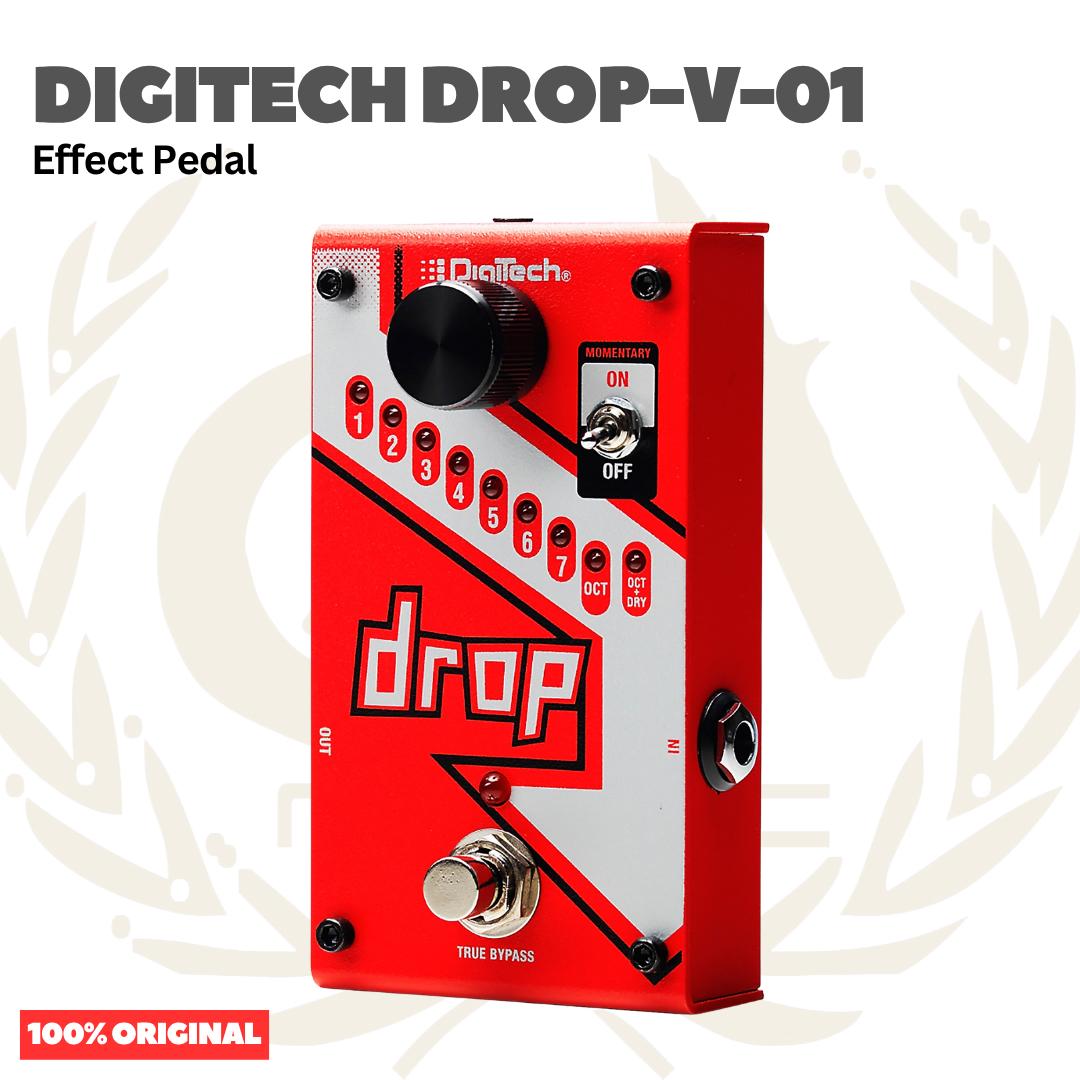 Digitech DROP-V-01 Polyphonic Drop Tune Pedal Effect - Efek Pedal Gitar
