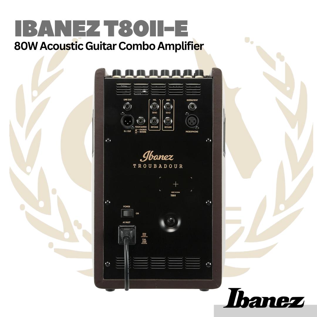 Ibanez T80II-E Troubadour II 80W Acoustic Guitar Combo Amplifier - Ampli Akustik