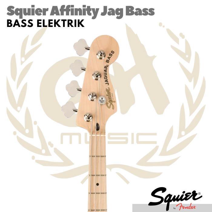 Squier Affinity Series Jag Bass Guitar, Maple FB | Listrik Elektrik