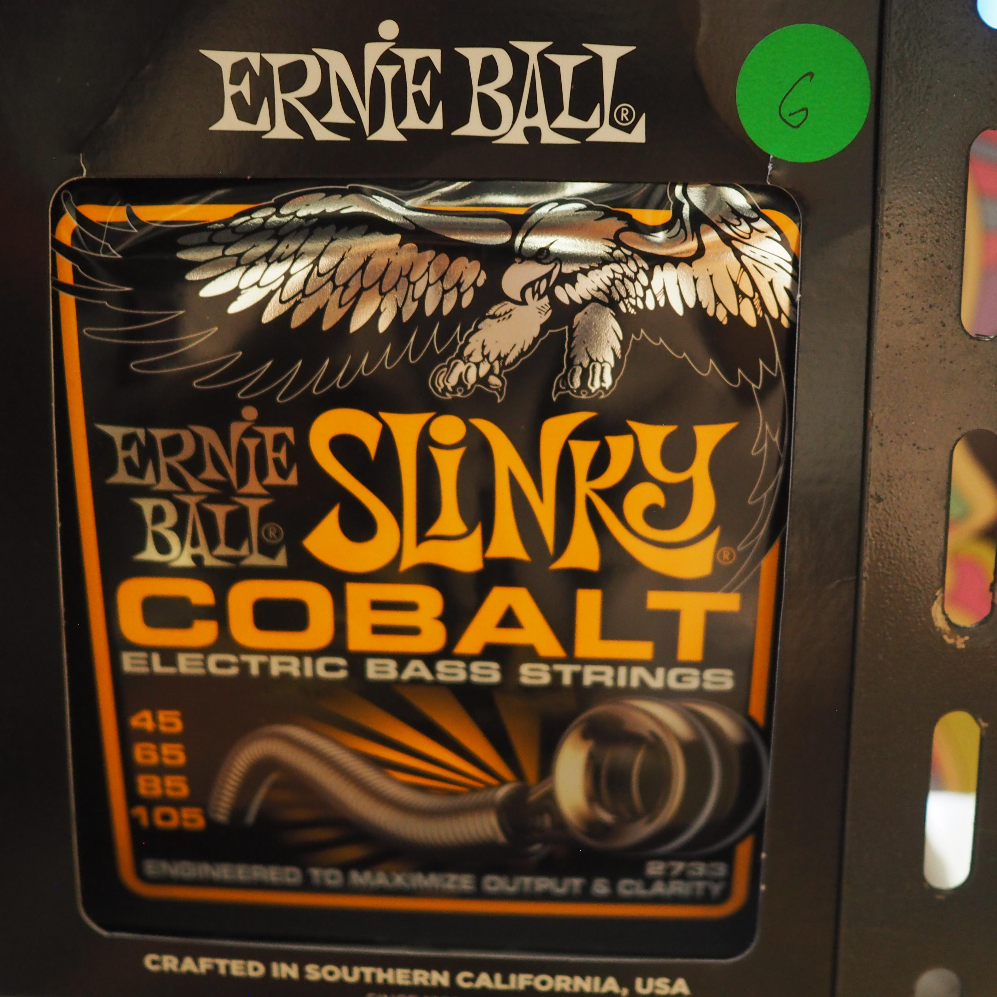 Ernie Ball 2733 Hybrid Slinky Cobalt Electric Bass Strings, 45-105