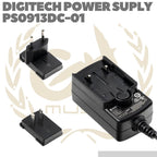 DIGITECH PS0913DC-01 Power Supply | Adaptor Efek 9V 1300mA Adapter