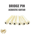 BRIDGE PIN ACCOUSTIC GUITAR (WHITE)