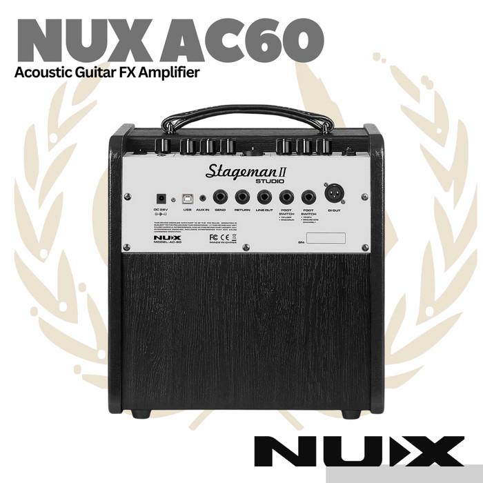 NUX Stageman II AC60 Acoustic Studio Amplifier - Ampli Akustik