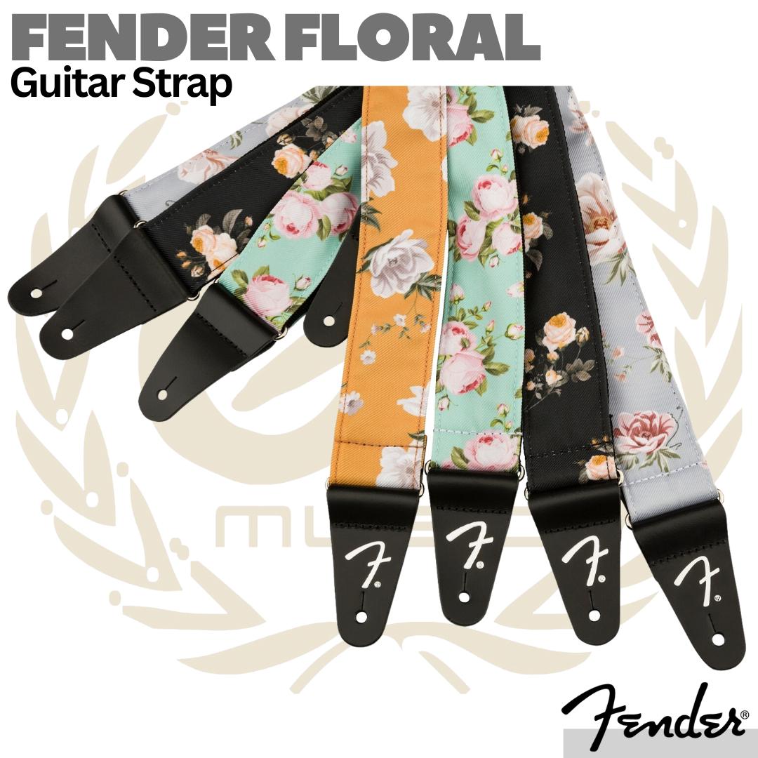 FENDER FLORAL Guitar Strap | Gitar Strep