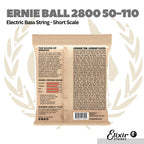 Ernie Ball 2800 50-110 Short Scale Flatwound Group 1 Electric Bass Strings