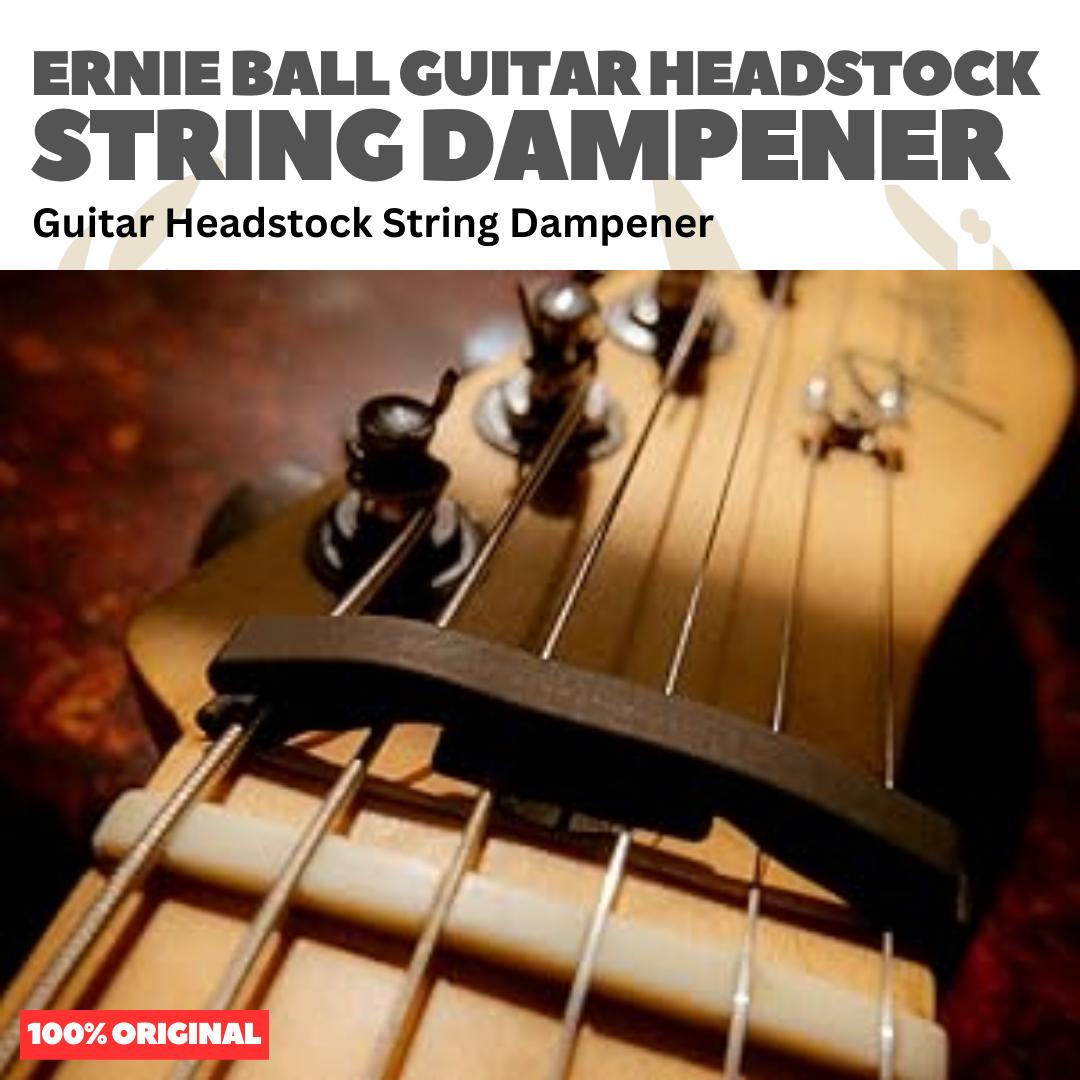 Ernie Ball Guitar Headstock String Dampener - Gitar Dampered Peredam Senar Belakang Nut