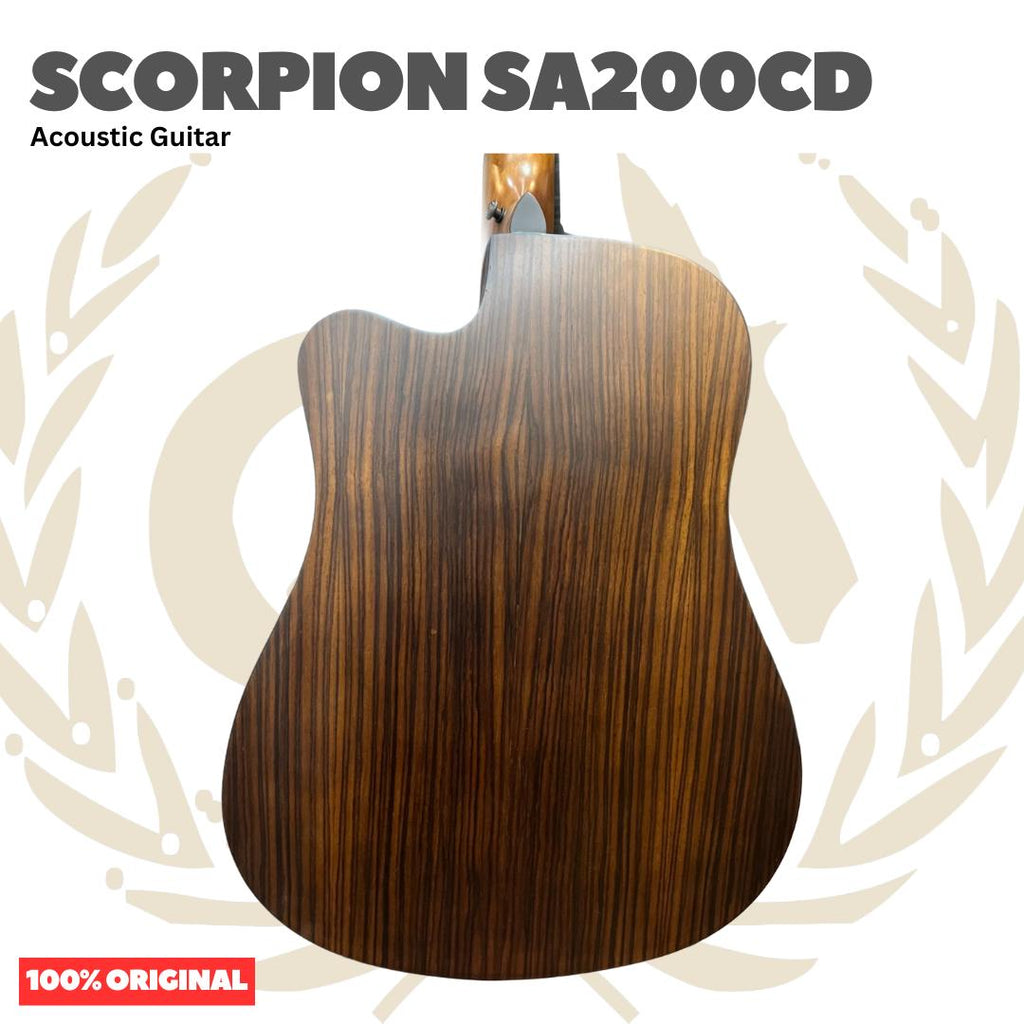 Scorpion SA200CD Acoustic Guitar - Gitar Akustik SA 200 CD Original Asli