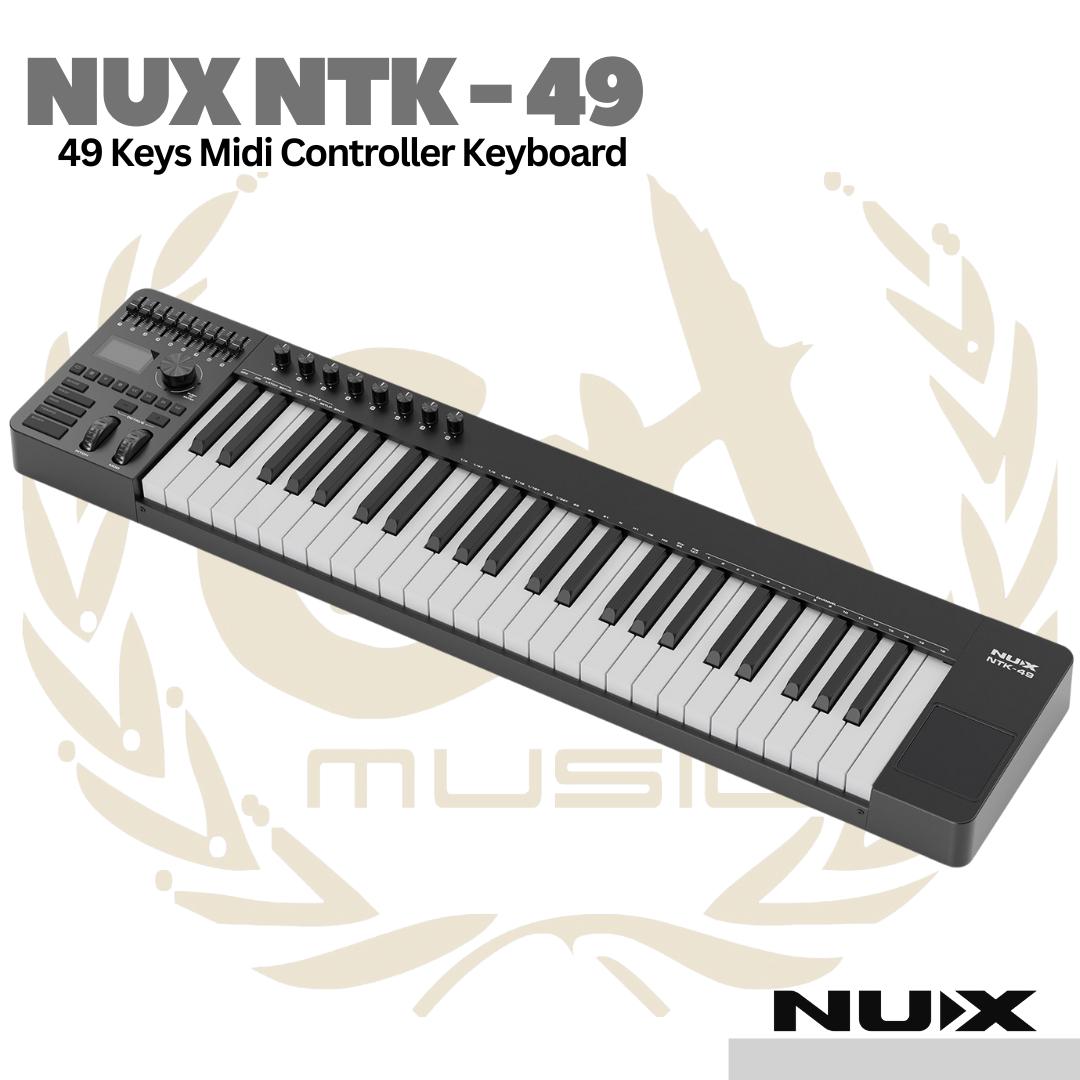 Nux NTK-49 Midi Keyboard Controller 49 Keys - Keyboard