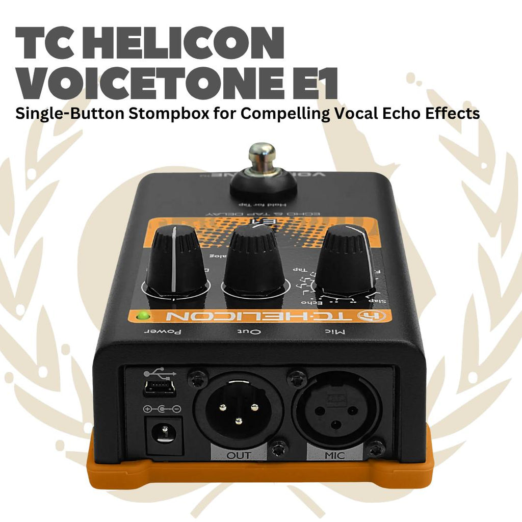 TC Helicon Voicetone E1 - E 1 Voice tone Efek Gitar Bass Pedal E-1