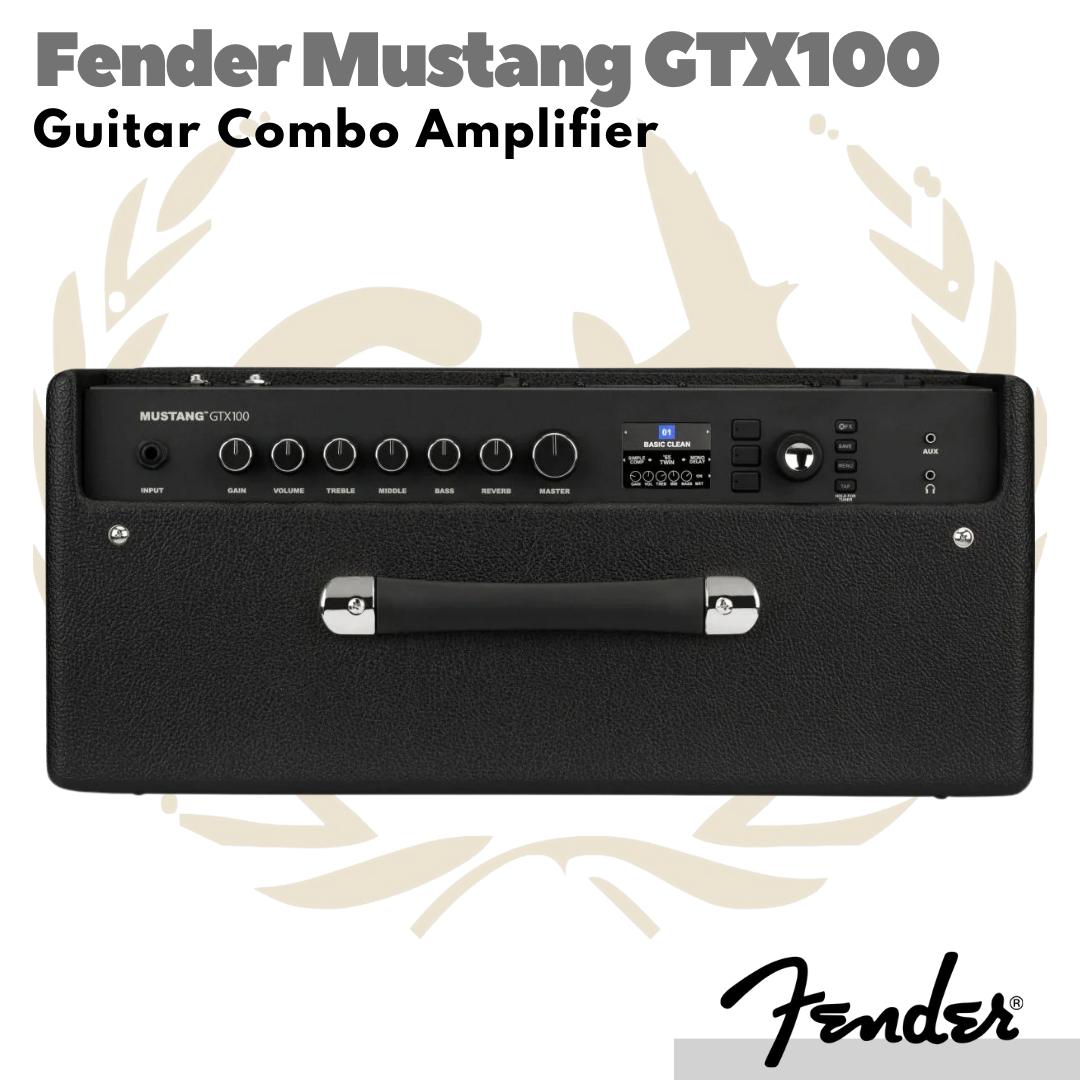 Fender Mustang GTX100 Guitar Combo Amplifier | Ampli Speaker Gitar